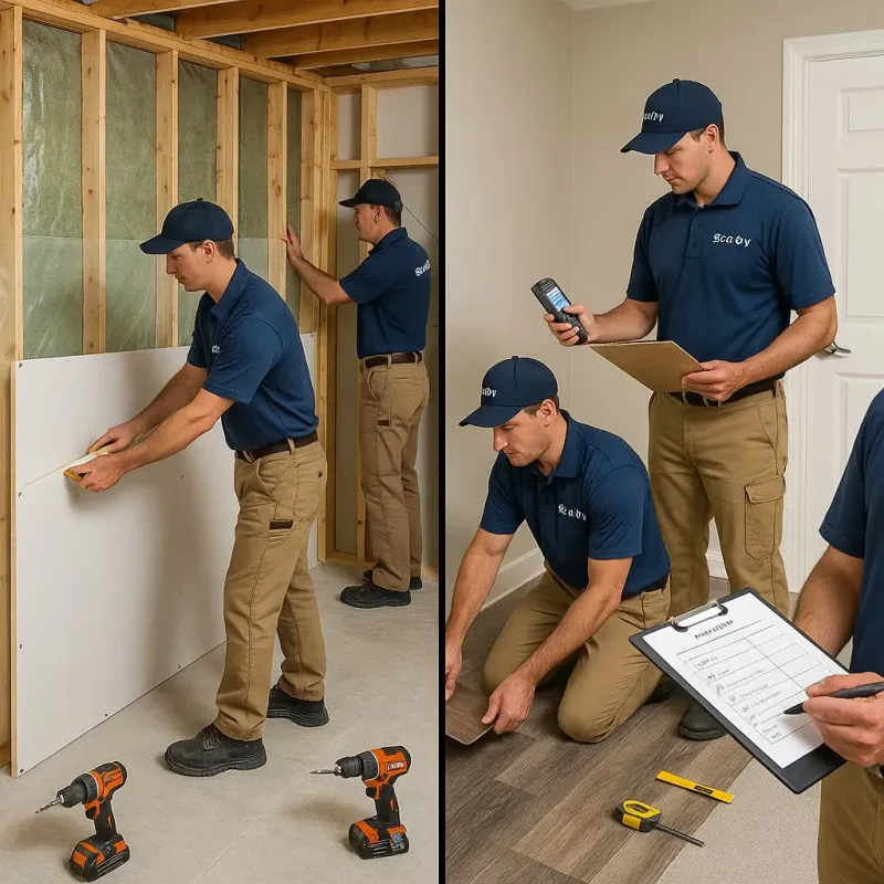 Repairs and Reconstruction process in McConnellstown, PA