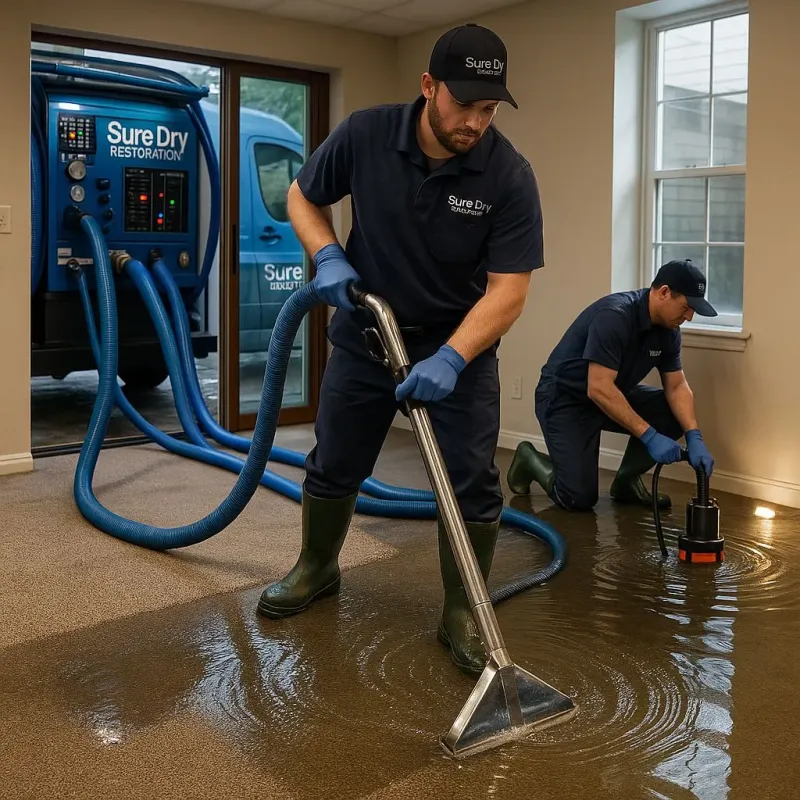 Water Extraction and Removal process in McConnellstown, PA